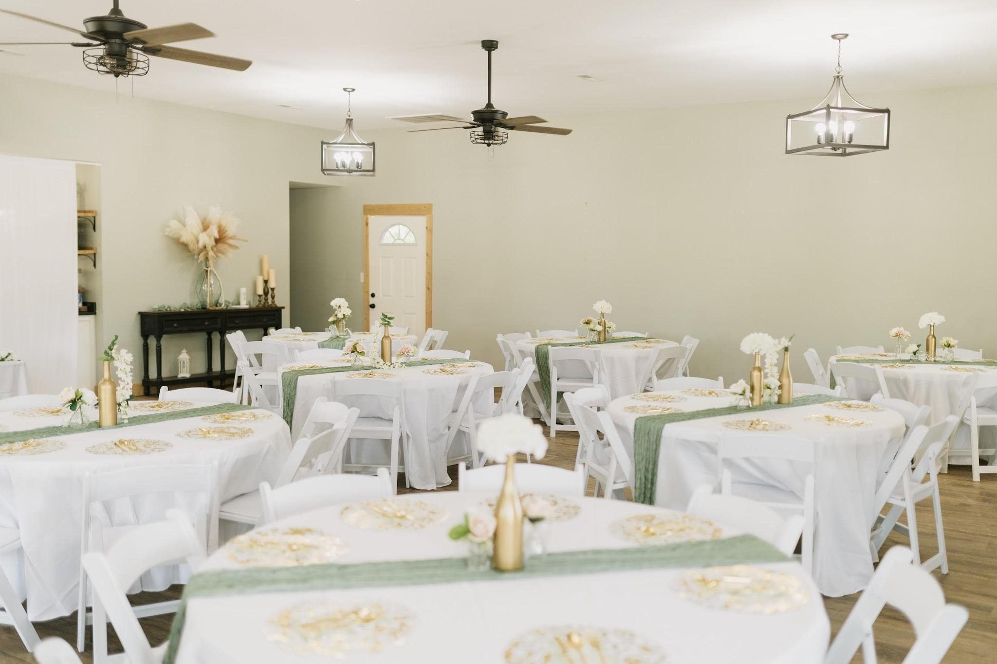Ceremony and reception space at Sawtooth Acres