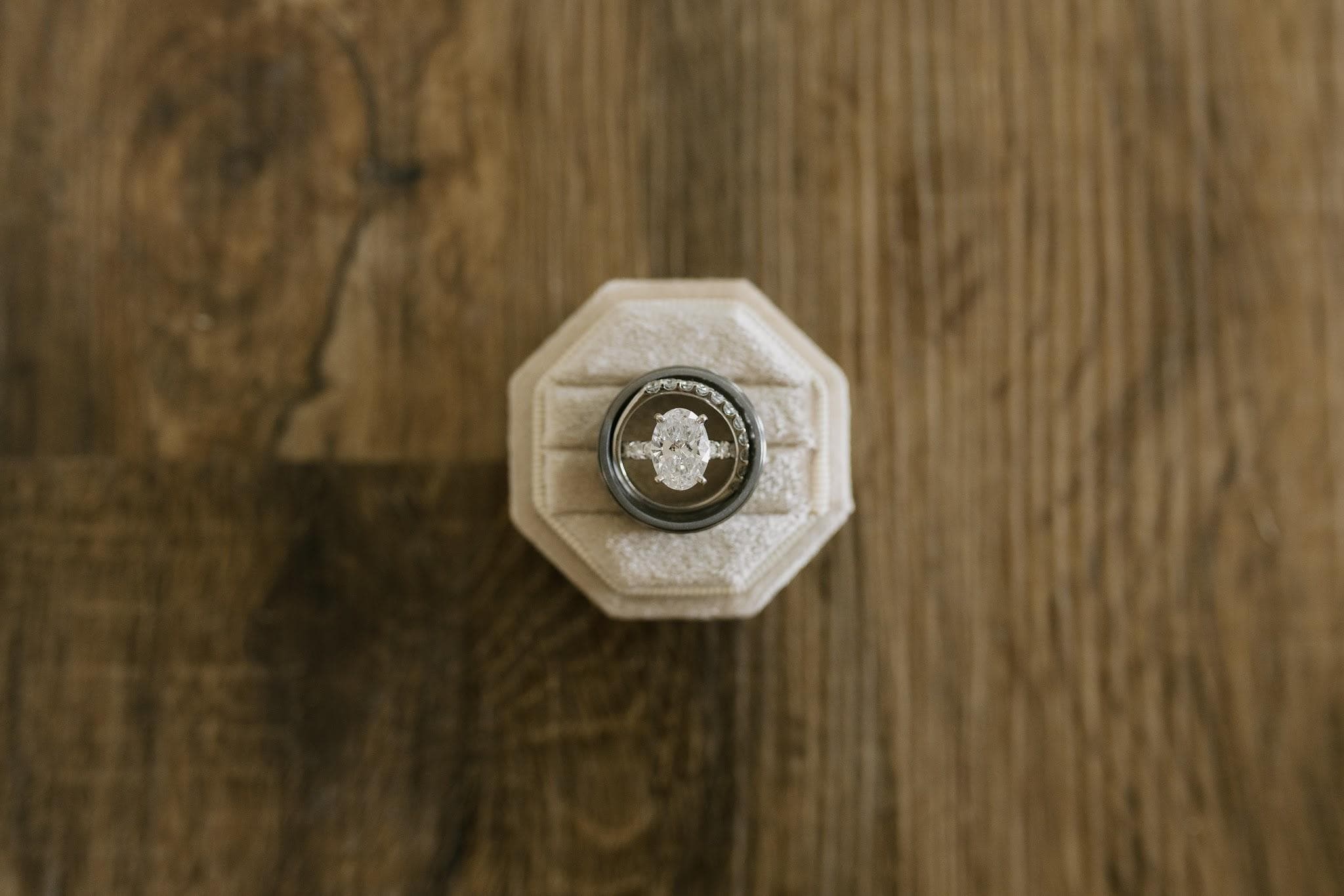 Wedding reception details at Sawtooth Acres